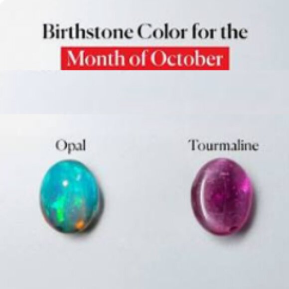 AVON VTG Gold-Tone Teddy Bear Lapel Pin with Heart-Shaped Birthstone (October) - Picture 10 of 10